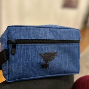 Blues Hockey cosmetic bag